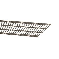 elfa Top Track System - Click In Ventilated Wire Shelf - 607 x 405mm - Graphite