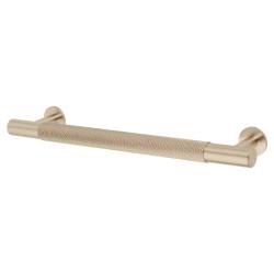 Carlisle Brass 13mm Knurled T-Bar Cabinet Pull Handle - 160mm Centres - Satin Nickel