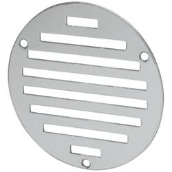 Touchpoint Circular Slotted Vent - 102 x 102mm - 1125mm² Free Air Flow - Satin Aluminium