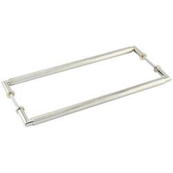 Burlington by Frelan Polished Nickel 20mm D-Bar Door Pull Handle - B2B - 425mm c/c - Piccadilly Range