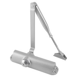 Eclipse 83 Series Overhead Fire Door Closer - Power Size 2-4 - Push/Pull Mounting - No Cover - Silver