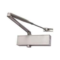 Briton 1110 Overhead Fire Door Closer - Power Size 2-4 - Push/Pull Mounting - Silver