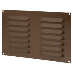Altro Hooded Louvre Vent - 242 x 165mm - 6650mm² Free Air Flow - Antique Brass