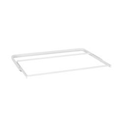 elfa Top Track System - Click In Gliding Frame for Mesh & Wire Baskets - 605 x 336mm - White