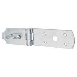 Heavy Duty Secure Pattern Hasp & Staple - 250mm Length - Galvanised