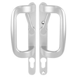 Trojan uPVC Patio Lock Door Handle - Euro - Silver