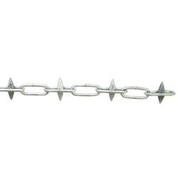 Alternate Link Spike Chain - 6mm Link - 5m Chain - Galvanised