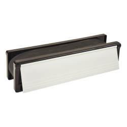 Norsound Intumescent Economy Letter Plate - Fire Rated - 272 x 70mm - Satin Anodised Aluminium Cover