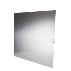 Touchpoint Aluminium Kick Plate - Half Door Panel - 838 x 838 x 1.2mm - 8 Screw Holes - Satin