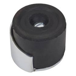 Altro Round Floor Mounted Door Stop - 30 x 38mm - Polished Chrome