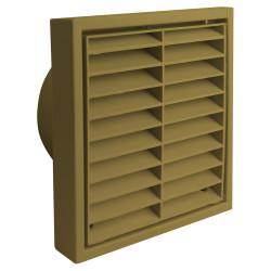 Manrose Wall Grille Fixed Shutter - 6"/150mm - Beige