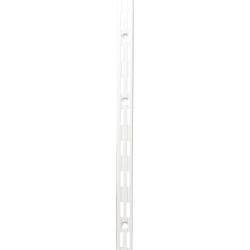 Altro Twin Slot Shelf Wall Upright - 2000mm Length - White