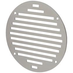 Altro Circular Slotted Vent - 152 x 152mm - 6212mm² Free Air Flow - Polished Stainless Steel