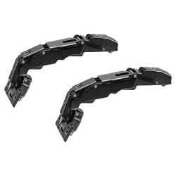 Blum CLIP Top Zero Protrusion Soft Close Cabinet Hinge - 155° - Sprung - Overlay - Black Onyx - Pair