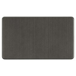 Knightsbridge 2 Gang Blank Plate - Smoked Bronze