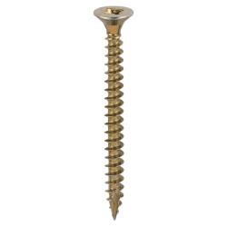 TIMCO Classic Pozi Countersunk Wood Screws - 5.0 x 60mm - Yellow Zinc - Pack of 200