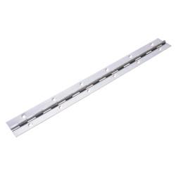 Altro Heavy Mild Steel Continuous Piano Hinge - 2134 x 76 x 1.2mm - Zinc Plated