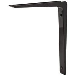 Touchpoint Aluminium Shelf Bracket - 200 x 250mm - Black