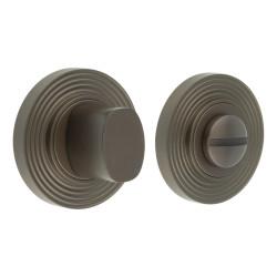 Burlington by Frelan Inner 3 Turn & Release with Reeded Rose - 47mm Diameter - Dark Bronze