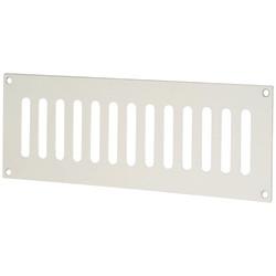 Touchpoint Plain Slotted Vent - 242 x 89mm - 4370mm² Free Air Flow - Satin Aluminium
