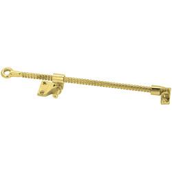 Altro Screw Jack Skylight Stay - 300mm Length - 250mm Throw - Polished Brass