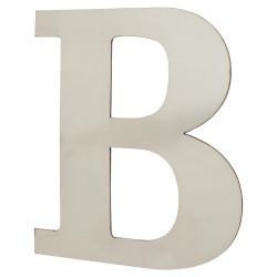 Rutland Frontier Collection 75mm Concealed Self Adhesive Door Letter - B - Polished Nickel