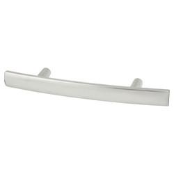 Altro 14mm Curved T-Bar Cabinet Pull Handle - 128mm Centres - Satin Chrome
