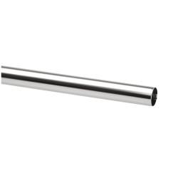 elfa Top Track System - Click In Clothes Hanging Rail - 1850mm Length - Chrome