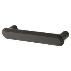 Hampstead Morley 19mm Bobbled D-Bar Cabinet Pull Handle - 96mm Centres - Matt Black