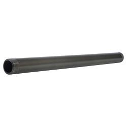 Altro 1/2" Pipe Shelving Iron Threaded Pipe - 12"/300mm Length - Grey
