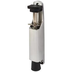 Jedo Foot Operated Door Holder - 180mm Closed Height - Satin Chrome