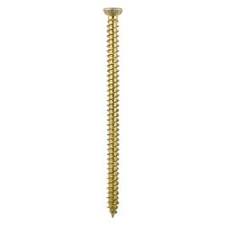 TIMCO Concrete Screw - Countersunk - Yellow Passivated - 7.5 x 110mm - Pack of 100