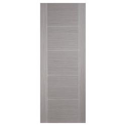 LPD Vancouver 5 Panel Pre-Finished Solid Internal FD30 Fire Door - 1981 x 686 x 44mm - Grey