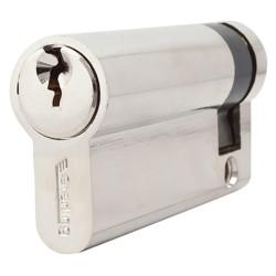 Touchpoint 5 Pin 61mm Euro Single Cylinder - 50 + 11mm - Polished Nickel - Keyed to Differ