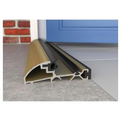 Exitex Mobility Threshold with Ramp - 1000mm Length - Inward Opening Doors - Gold Anodised