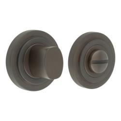 Burlington by Frelan Inner 3 Turn & Release with Stepped Rose - 47mm Diameter - Dark Bronze