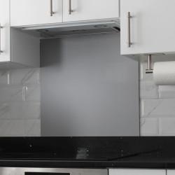 Altro Aluminium Kitchen Splashback - 600 x 750mm - Matt Silver