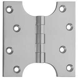 Parliament Hinge - 100 x 50 x 100mm - Satin Chrome - Pair