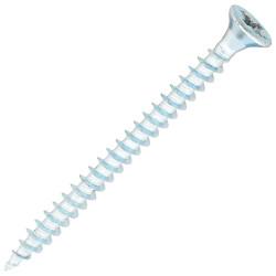 SiDAX General Purpose Pozi Countersunk Wood Screws - 4.0 x 50mm - Zinc Plated - Pack of 200