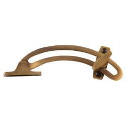Heritage Brass by M Marcus Locking Quadrant Stays - 155mm Length - 114mm Throw - Antique Brass