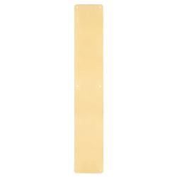 Hampstead Solid Brass Plain Finger Plate - 600 x 100 x 1.5mm - Polished