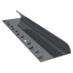 Stormguard M102 Regency Designer Single Edge Door Bar Carpet Trim - 900mm Length - Dark Chrome