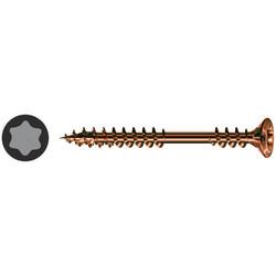 SPAX T-Star Plus Facade Torx Countersunk Wood Screws - 4.5 x 60mm - Antique A2 Steel - Pack of 100