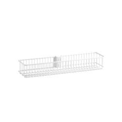 elfa Top Track System - Medium Wire Basket for Door & Wall Racks - 435 x 104 x 70mm - White