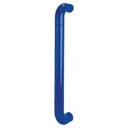 Hoppe AR602/425 Cobalt Blue Nylon D-Bar Door Pull Handle - Bolt Fix - 425mm c/c