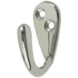 Altro Diecast Single Coat Hook - 39 x 37mm - Polished Chrome - Pack of 10