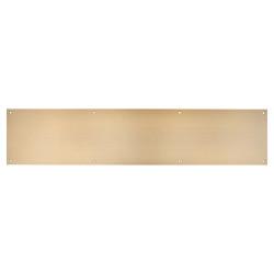 Altro Stainless Steel Kick Plate - 700 x 150 x 1.2mm - 8 Screw Holes - Antique Brass