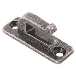 From The Anvil Replacement Casement Window Fastener Hook Plate - Reversible - Pewter