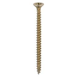 TIMCO Classic Pozi Countersunk Wood Screws - 5.0 x 55mm - Yellow Zinc - Pack of 200