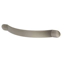Crofts & Assinder Monmouth Bow Cabinet Pull Handle - 128mm Centres - Brushed Iron